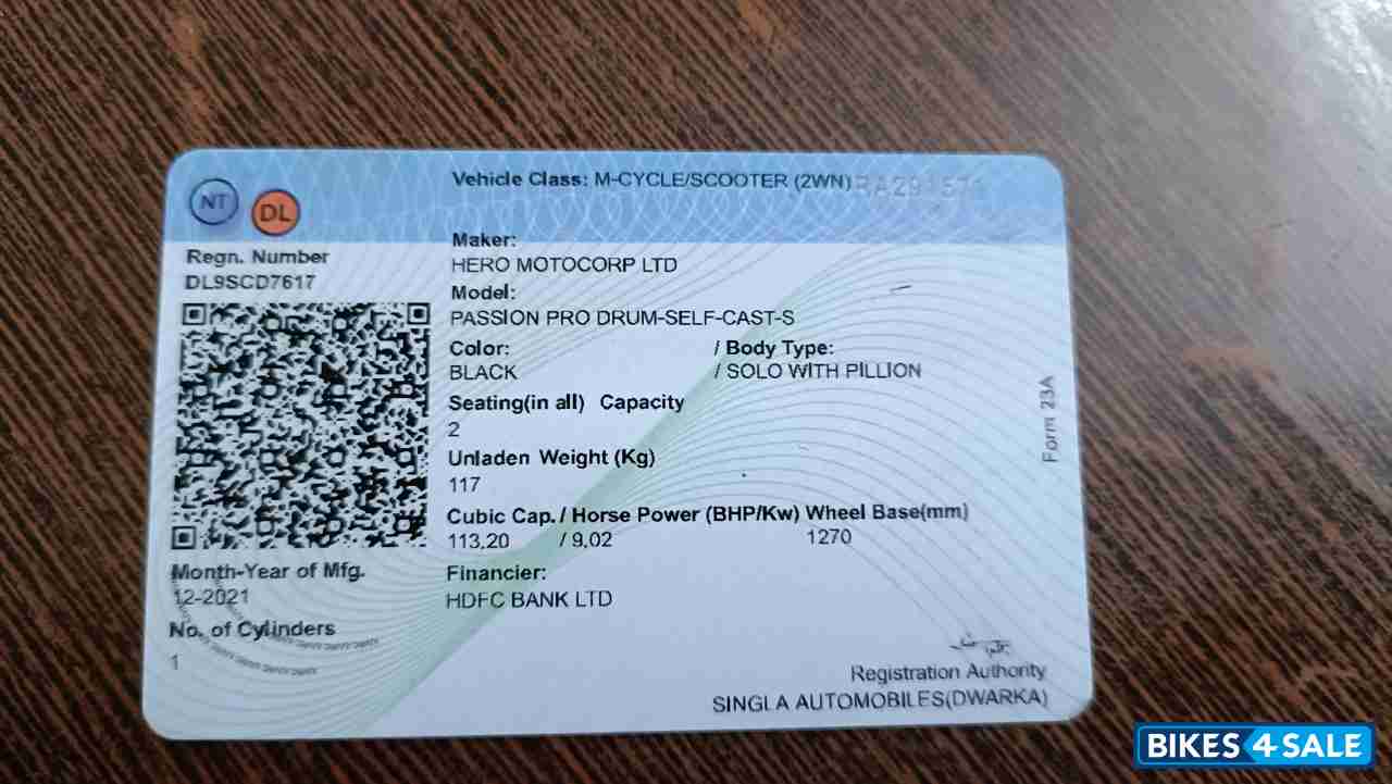 Black Hero Passion Pro BS6