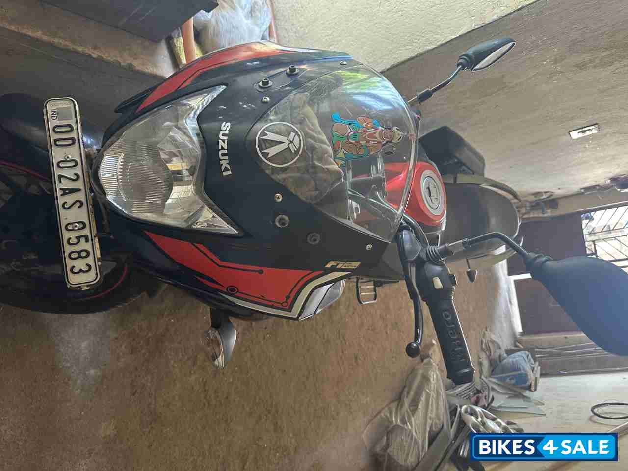 Red Black Suzuki Gixxer SF Fi