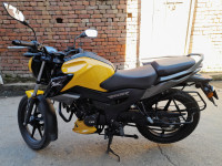 Yellow TVS Raider 125