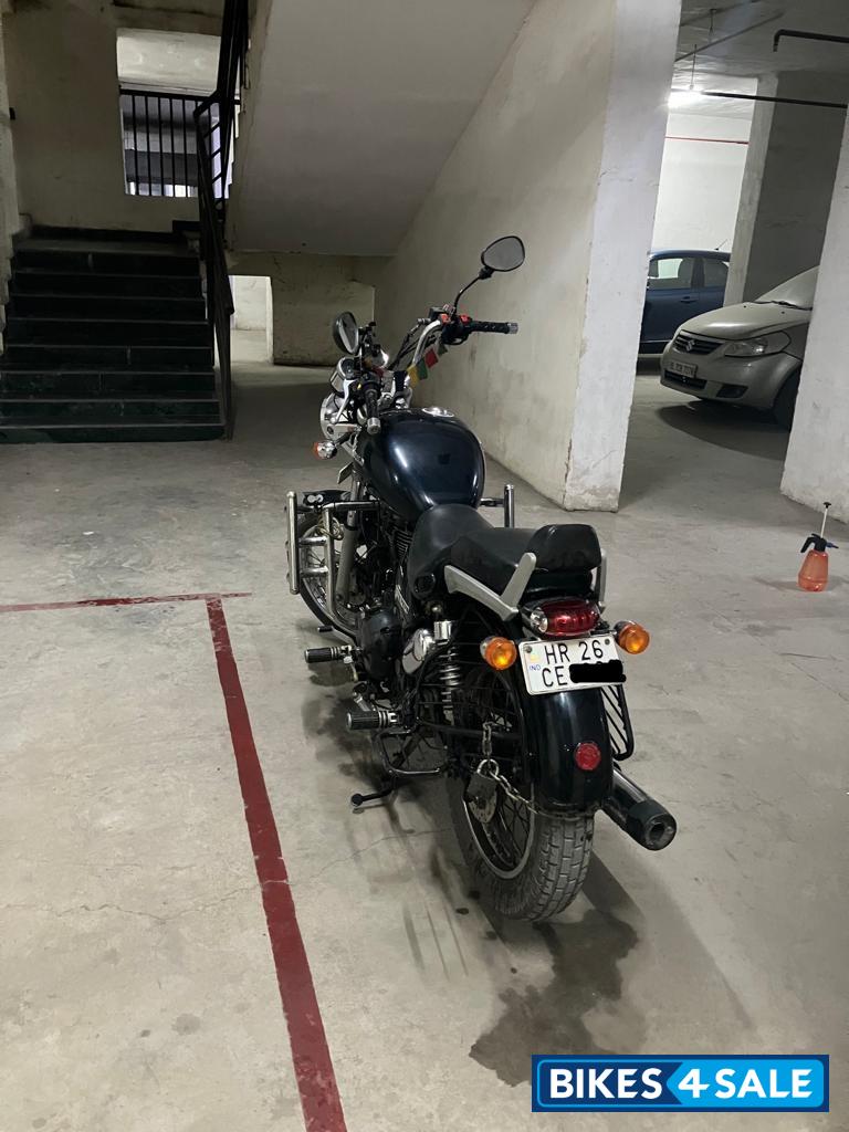 Black Royal Enfield Thunderbird