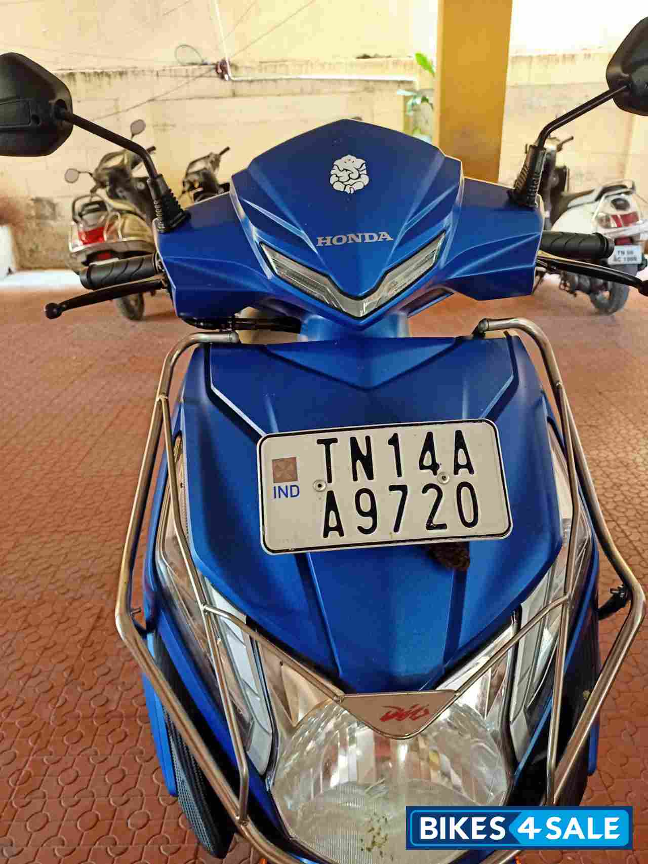 Blue Honda Dio BS6