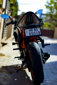 Black KTM RC 200