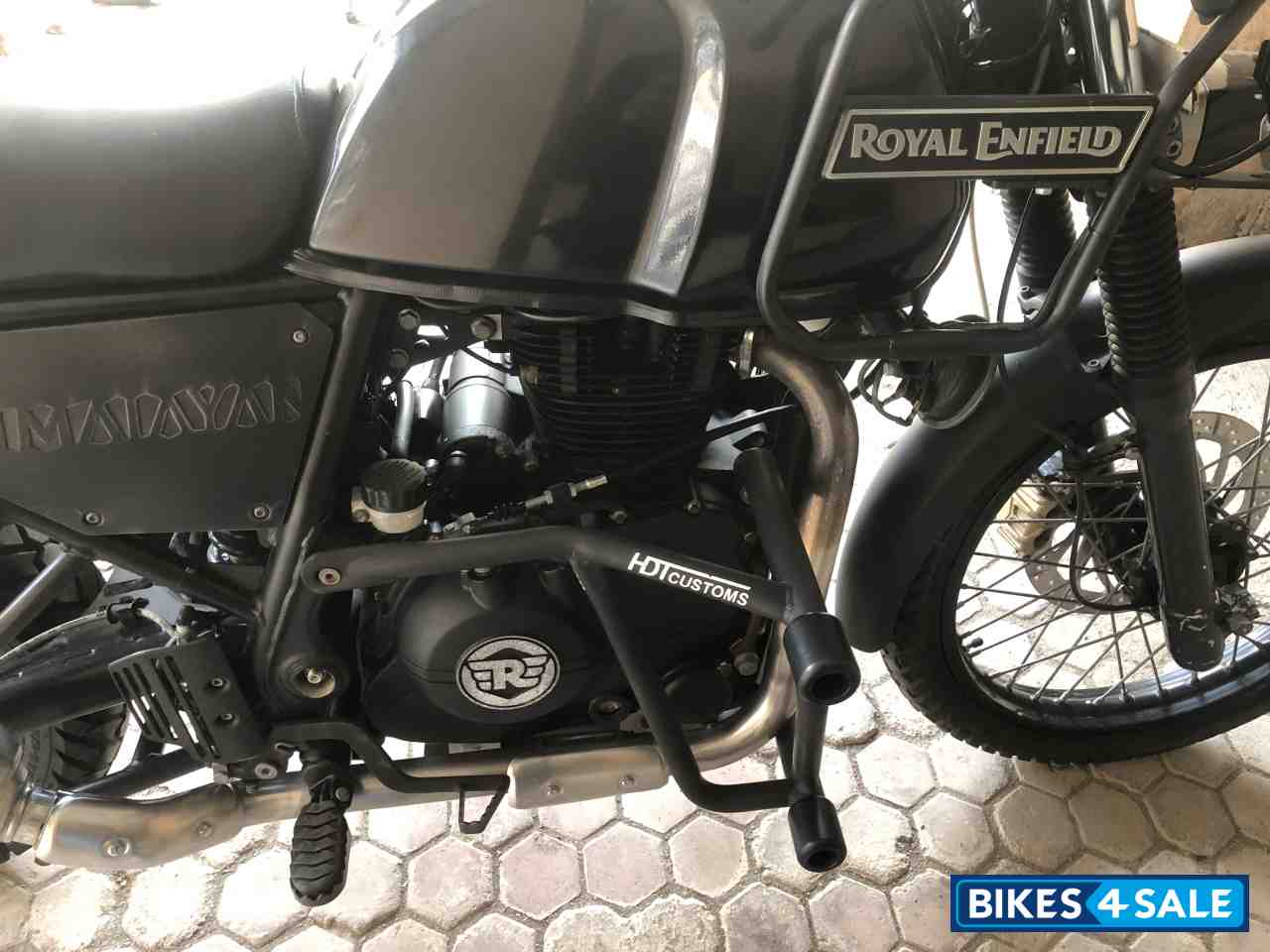 Black Royal Enfield Himalayan