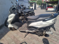White Suzuki Burgman Street BS6