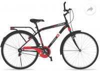 Black And Red Bicycle  Gang Ezi-Go Gents 26 T Roadster Cycle