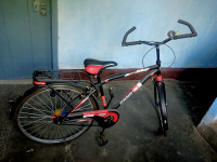 Black And Red Bicycle  Gang Ezi-Go Gents 26 T Roadster Cycle