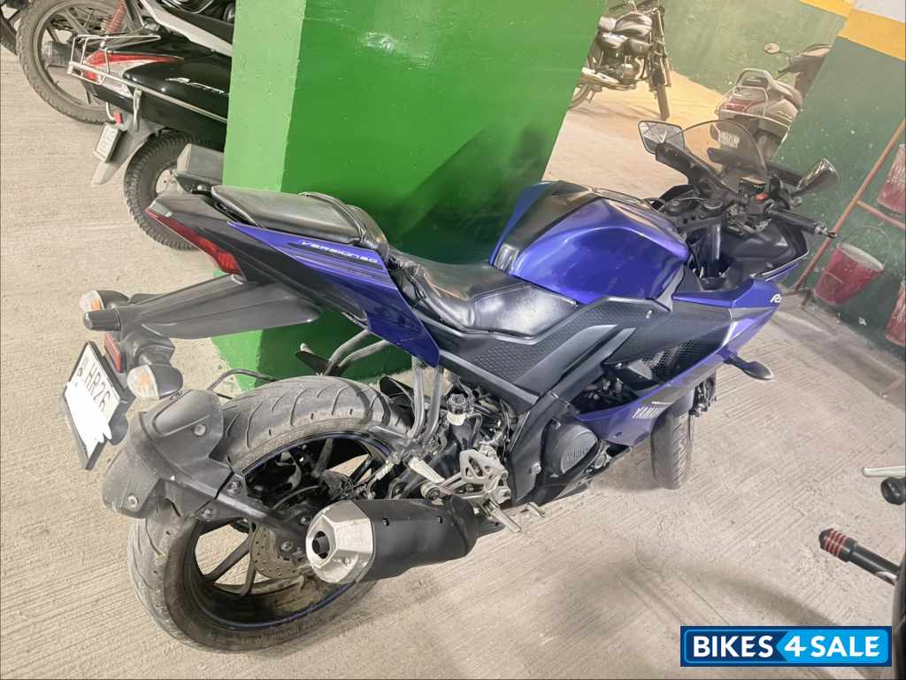 Blue Yamaha YZF R15 V3 BS6