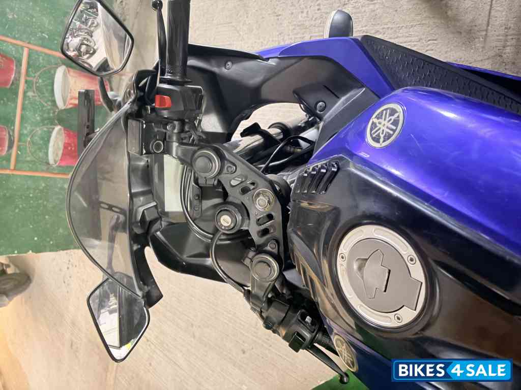 Blue Yamaha YZF R15 V3 BS6
