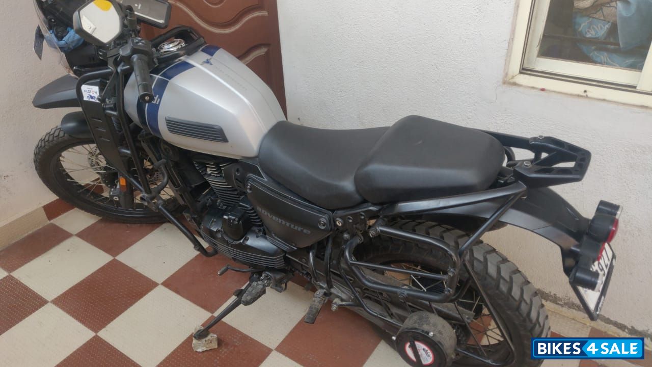 Silver Yezdi Adventure Matte