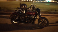 Red Harley Davidson Street 750