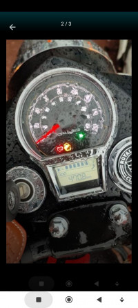 Black Royal Enfield Classic 350 Dual Channel BS6