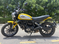 Yellow Ducati Scrambler Icon