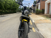 Yellow Ducati Scrambler Icon
