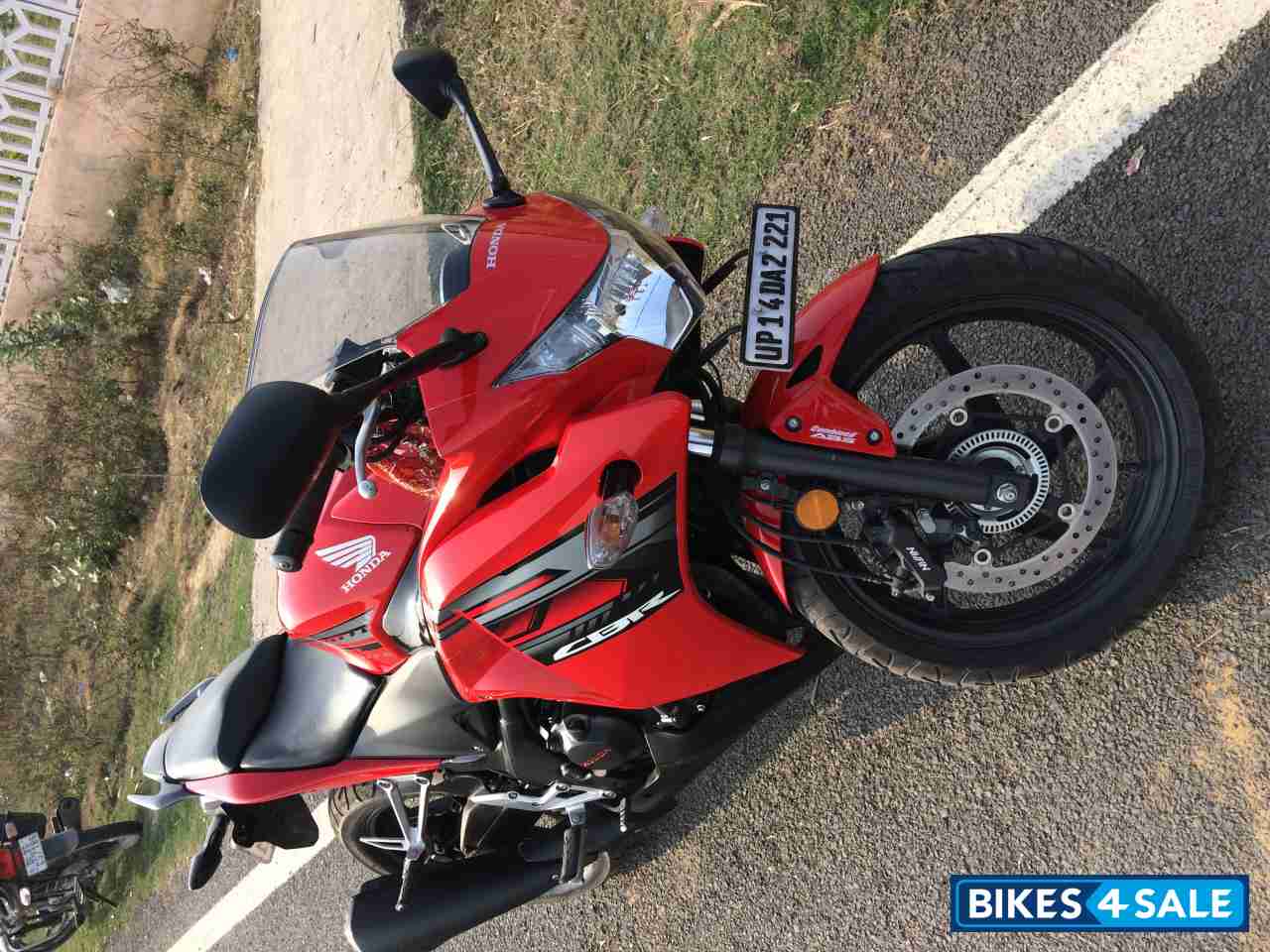 Sports Red Honda CBR 250R ABS