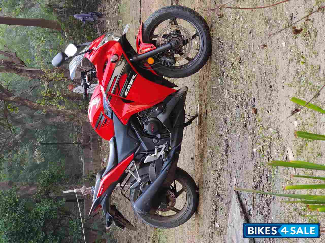 Sports Red Honda CBR 250R ABS