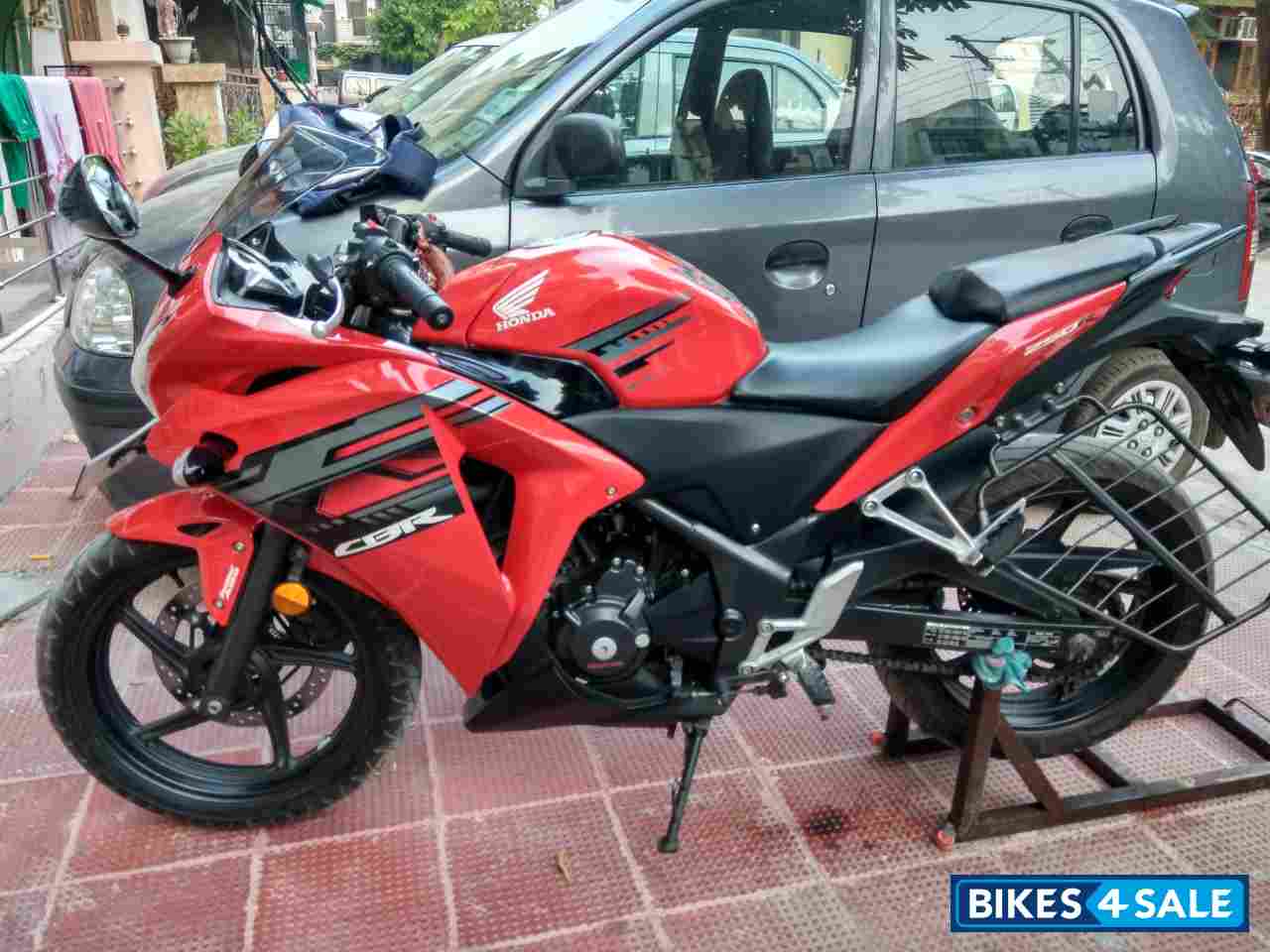 Sports Red Honda CBR 250R ABS