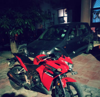 Sports Red Honda CBR 250R ABS