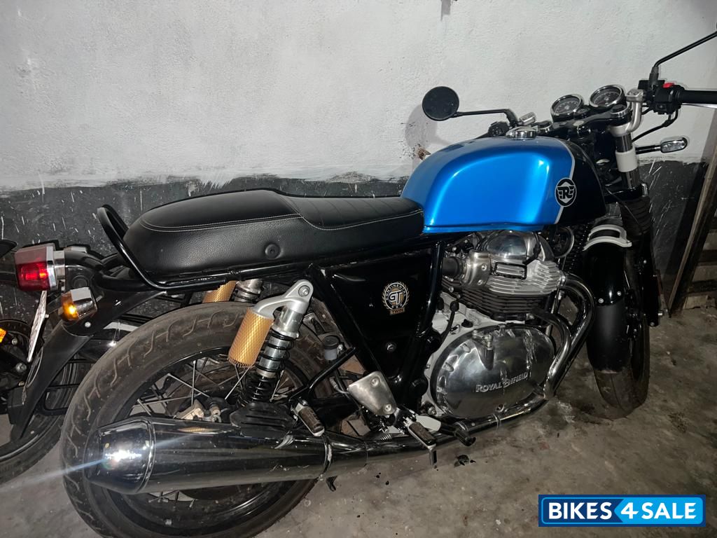 Blue Royal Enfield Continental GT 650