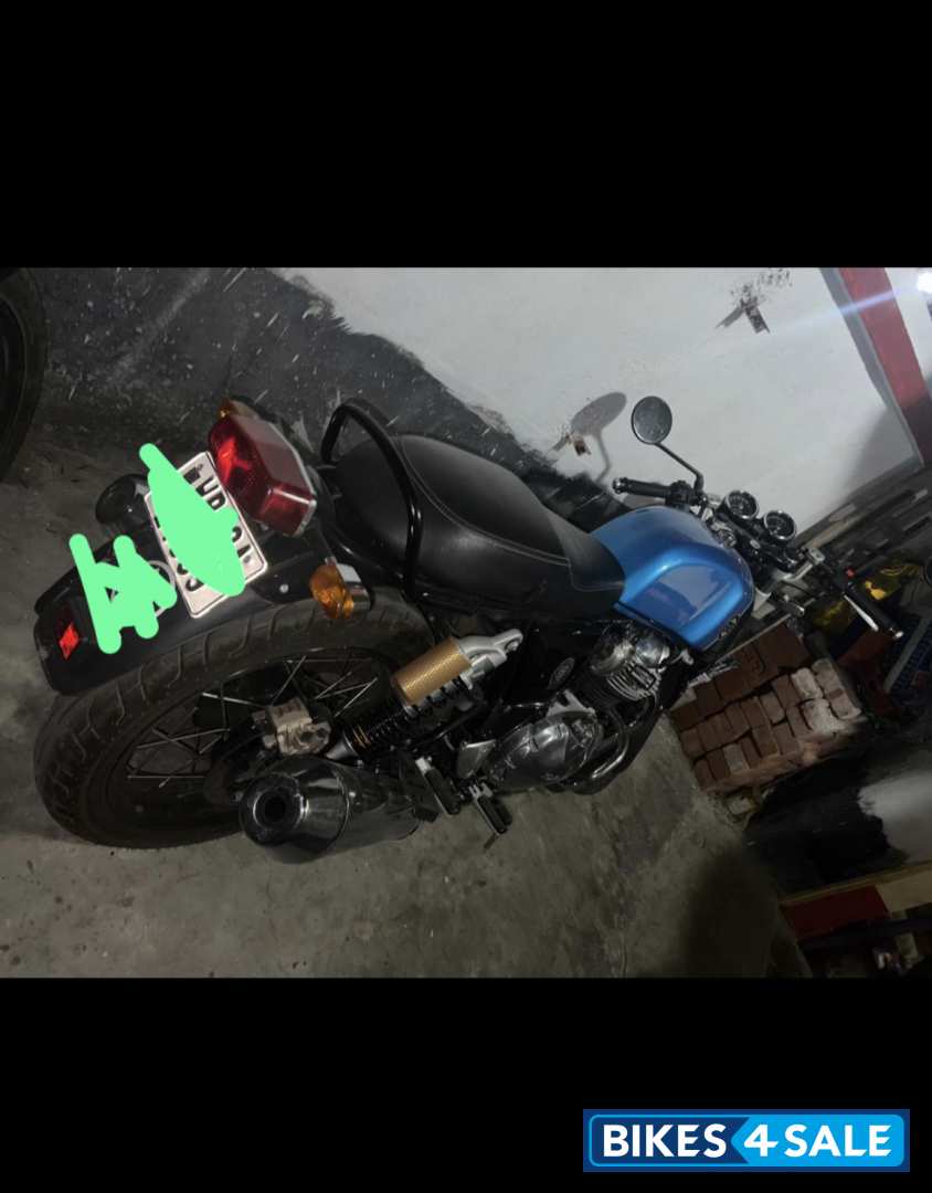 Blue Royal Enfield Continental GT 650