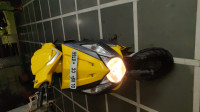 Matt Black With Shining Yellow Honda Dio