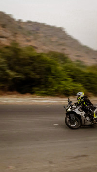 Space Grey Bajaj Pulsar RS 200 ABS