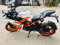 White And Orange KTM RC 200