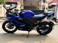 Blue Yamaha YZF R15 V3