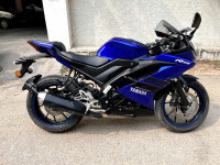 Blue Yamaha YZF R15 V3