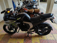 Black Green Yamaha Fazer FI V2