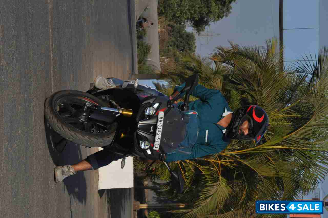 Black And Grey TVS Apache RR 310