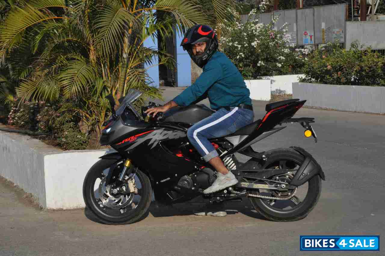 Black And Grey TVS Apache RR 310