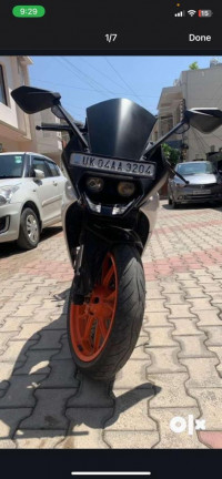 Orange And White KTM RC 200