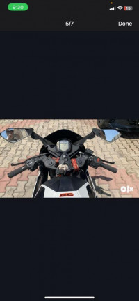 Orange And White KTM RC 200