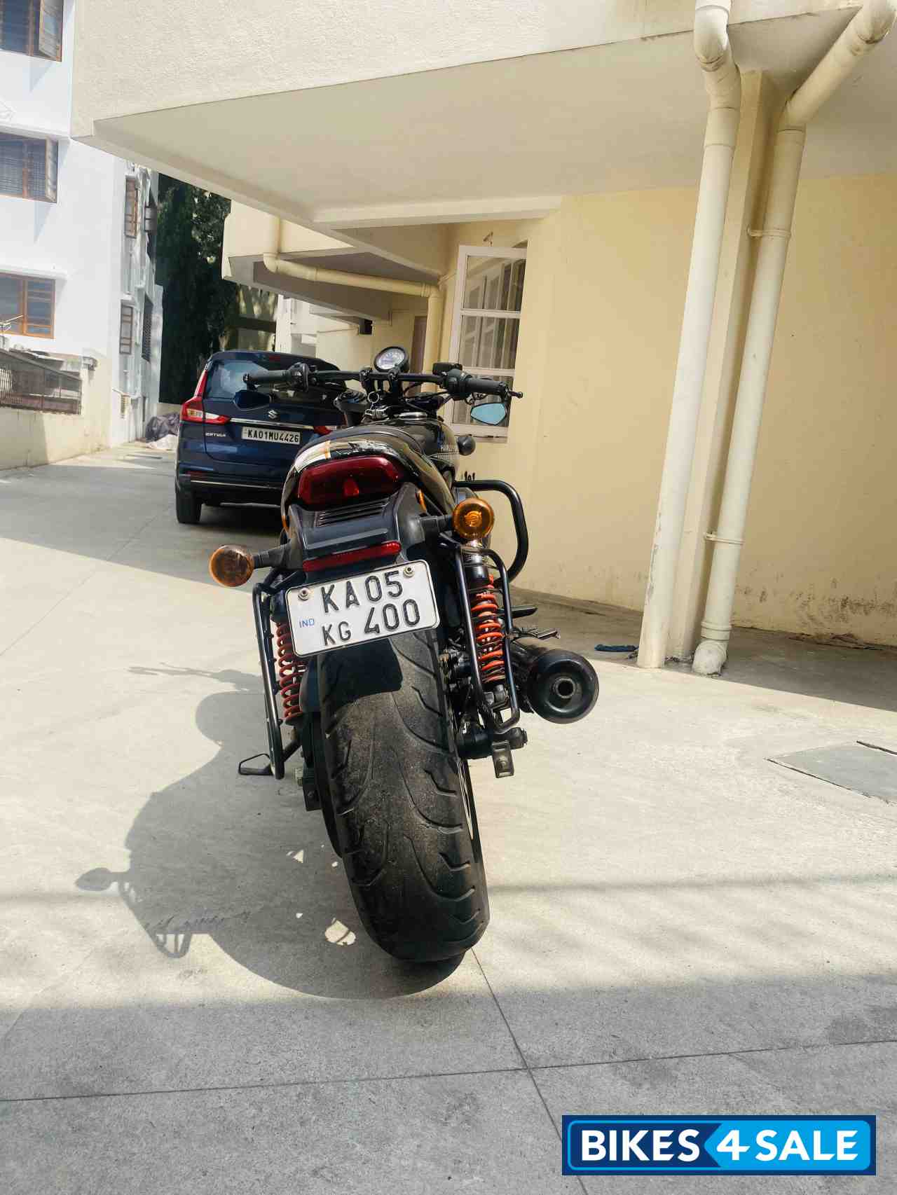 Black Harley Davidson Street Rod