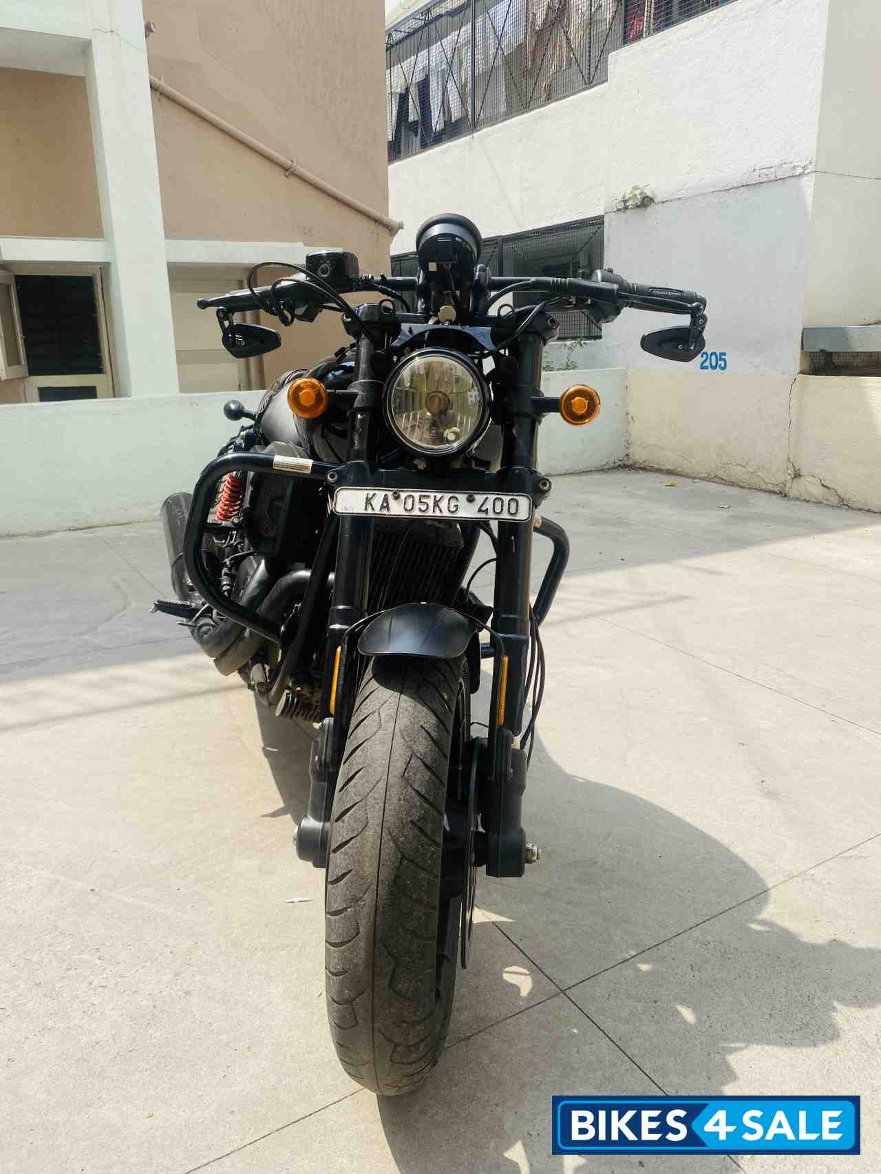 Black Harley Davidson Street Rod