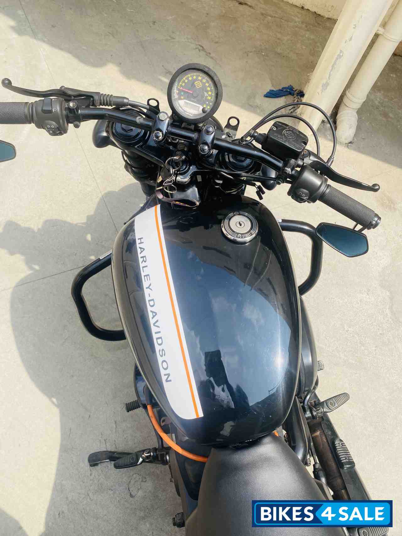 Black Harley Davidson Street Rod