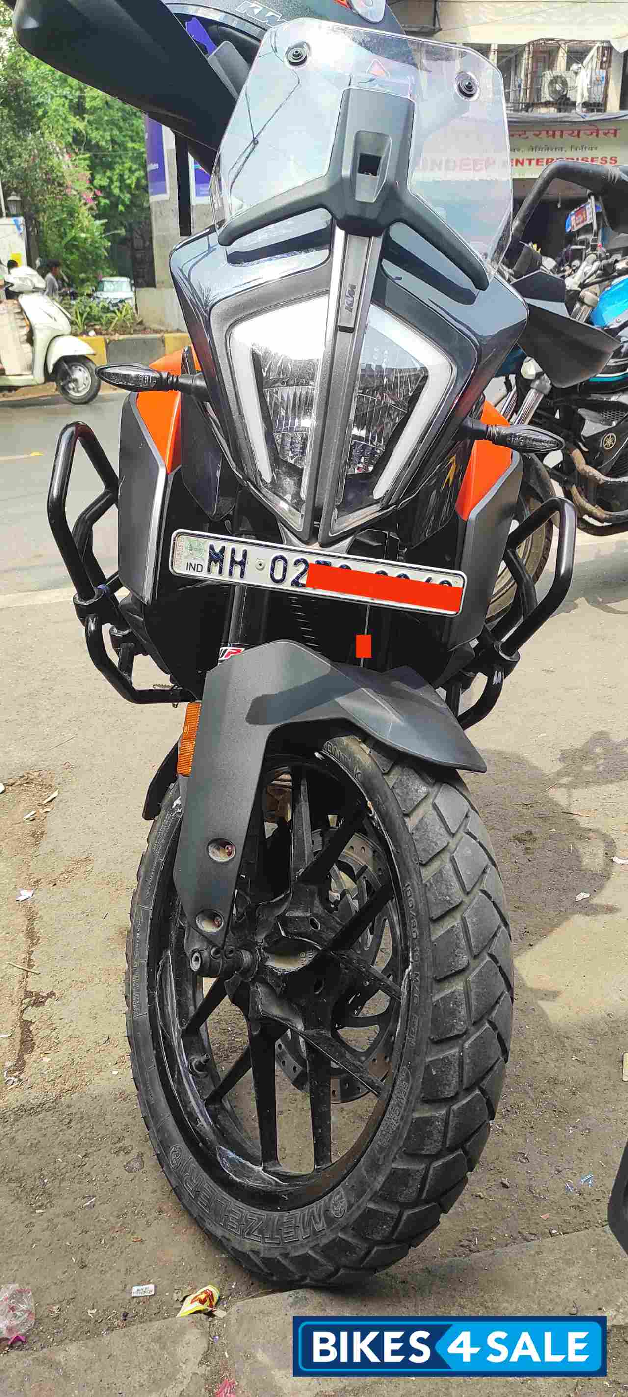 Orange KTM 390 Adventure