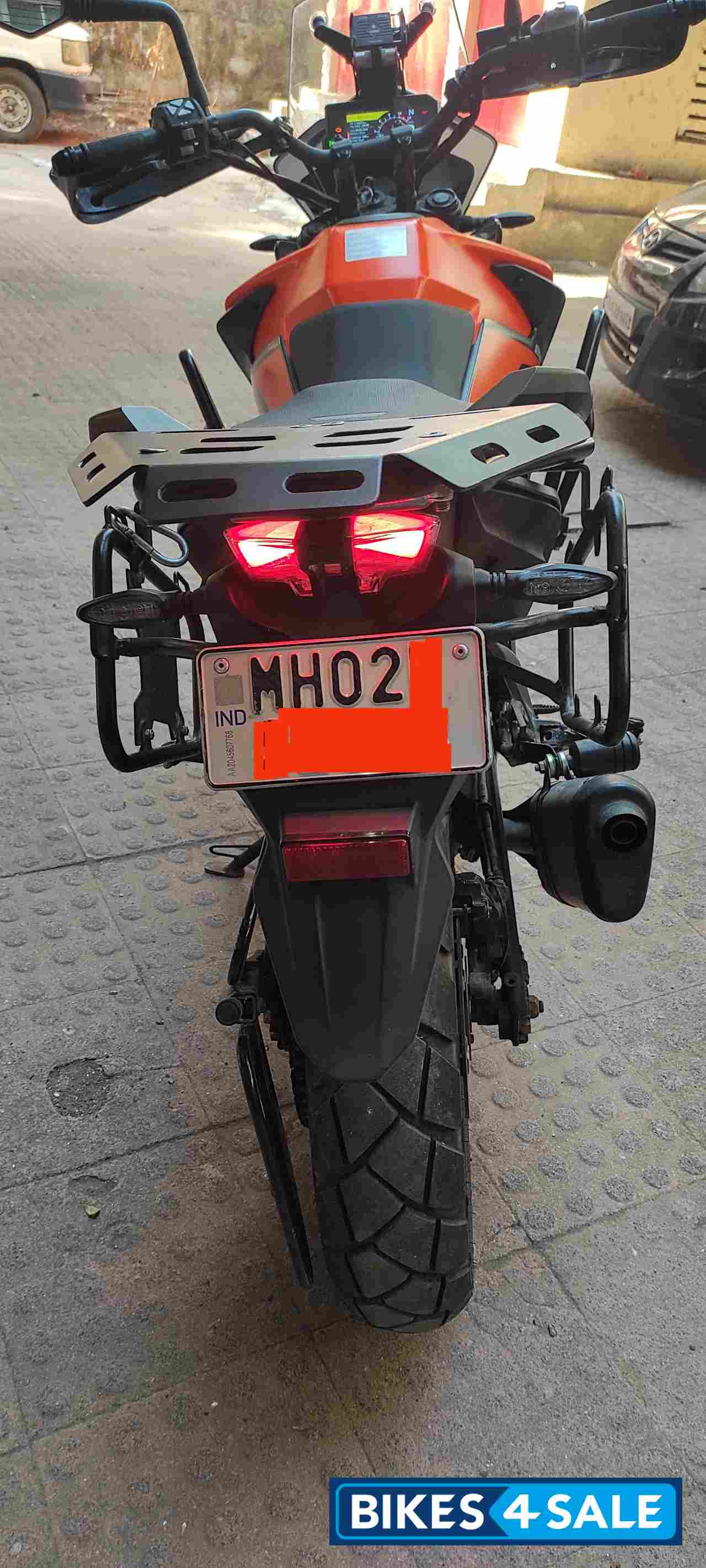 Orange KTM 390 Adventure