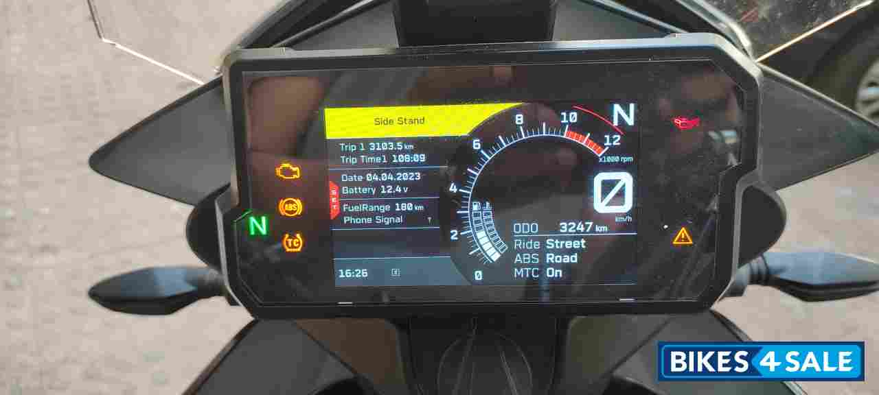 Orange KTM 390 Adventure