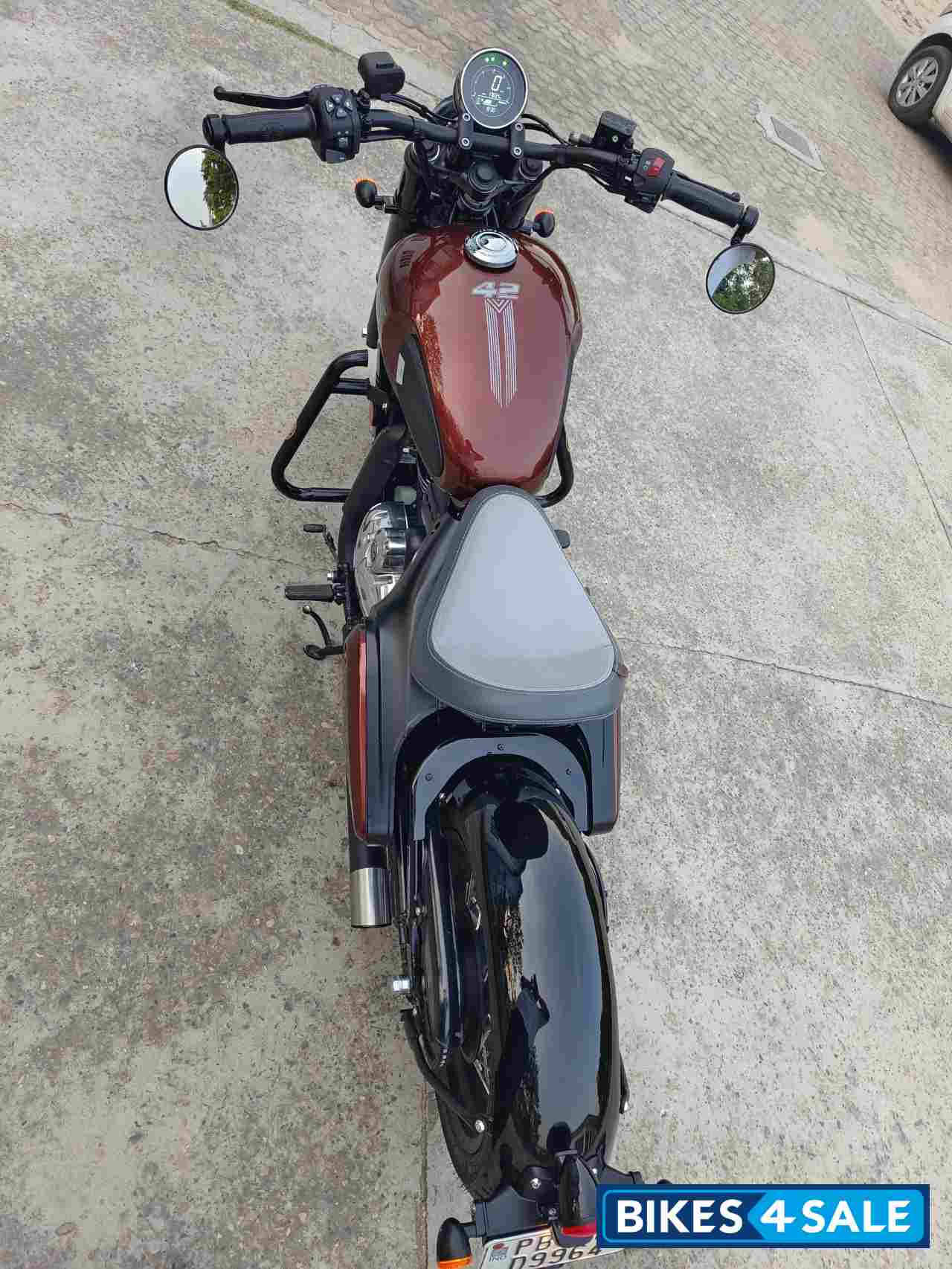 Copper Metallic Jawa 42 Bobber Dual Channel ABS