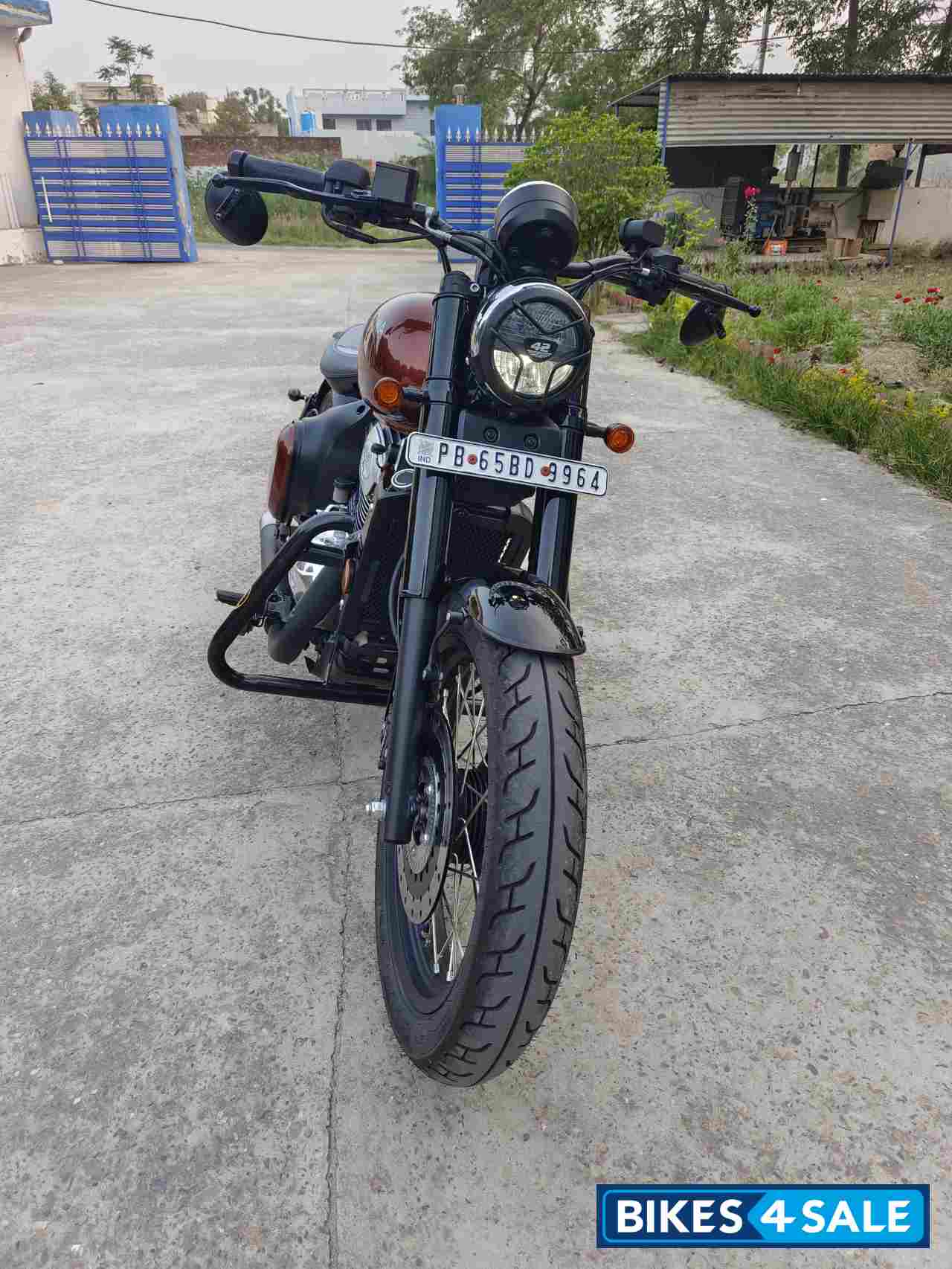 Copper Metallic Jawa 42 Bobber Dual Channel ABS