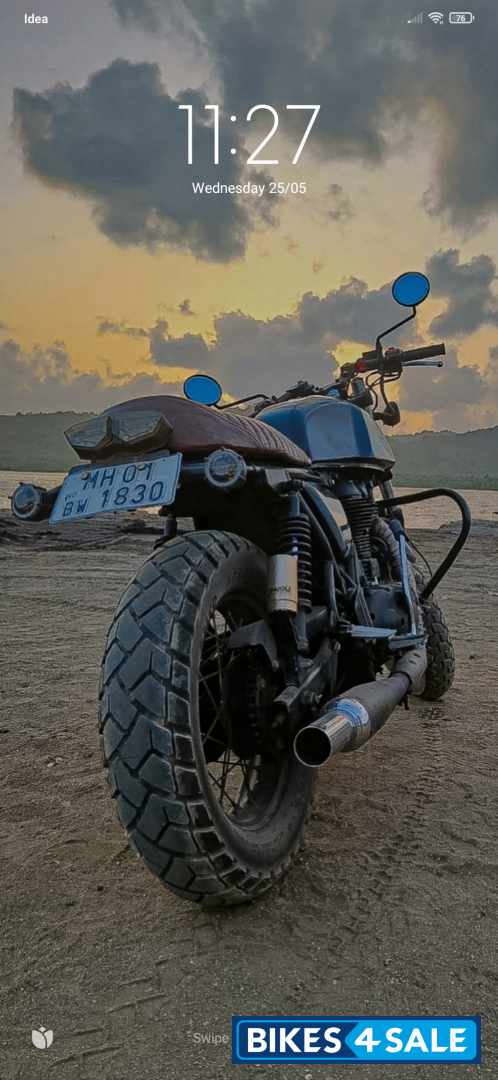 Black Royal Enfield Continental GT 535