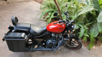 Red Royal Enfield Meteor 350 Fireball