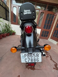 Black Royal Enfield Meteor 350 Stellar