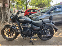 Black Royal Enfield Meteor 350 Stellar