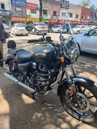 Black Royal Enfield Meteor 350 Stellar
