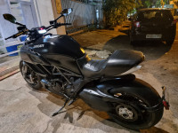Dark Black Ducati Diavel Carbon
