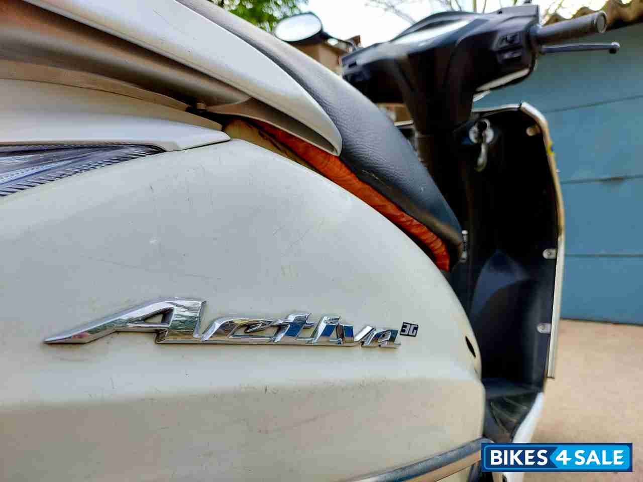 Pa White Honda Activa 3G