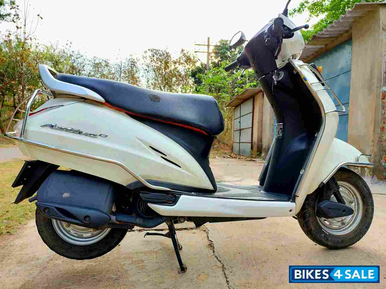 Pa White Honda Activa 3G