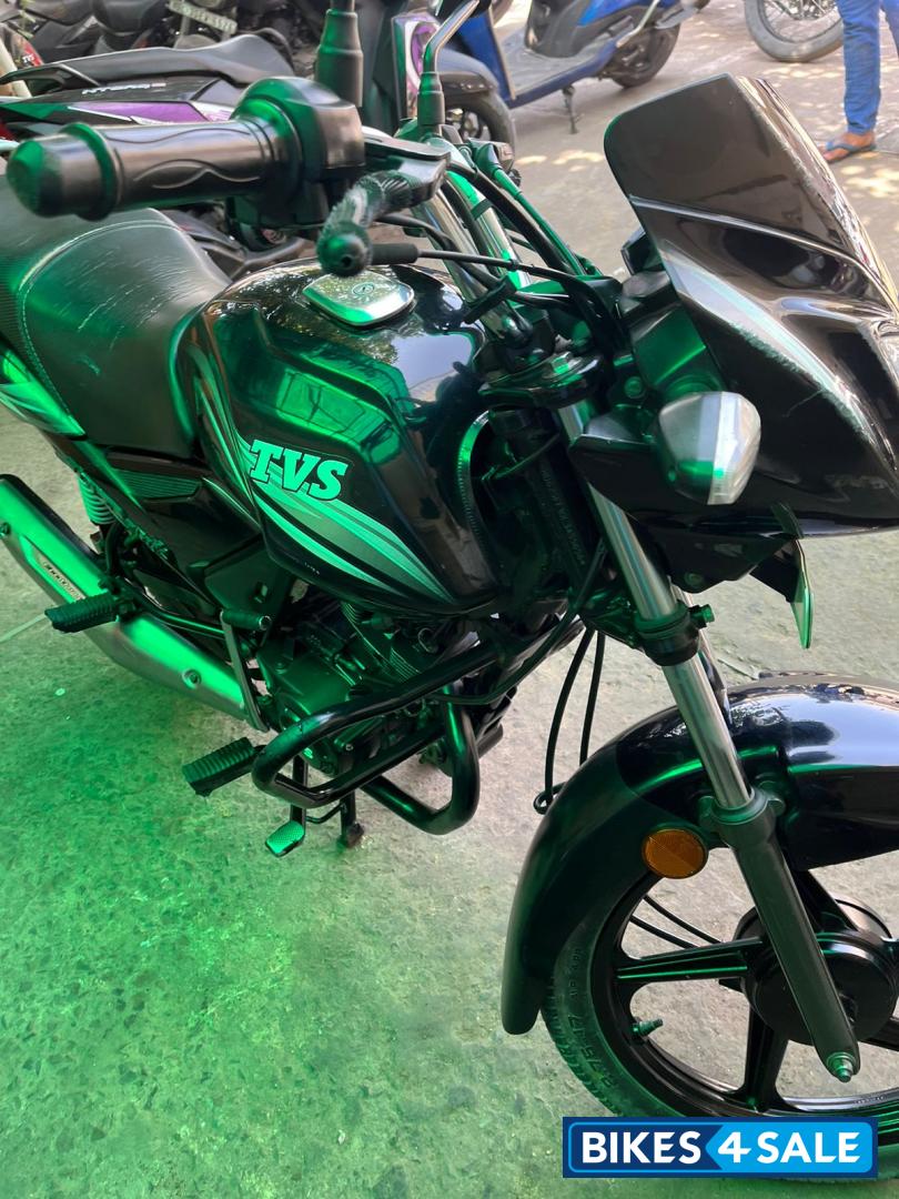 Black TVS Star City Plus